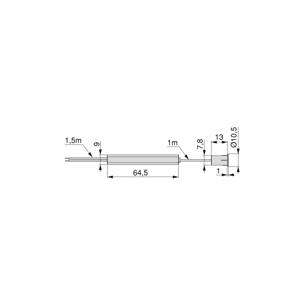 LED Sensor Point door SIMPLE (Annäherungssensor) 12V DC / 24V DC